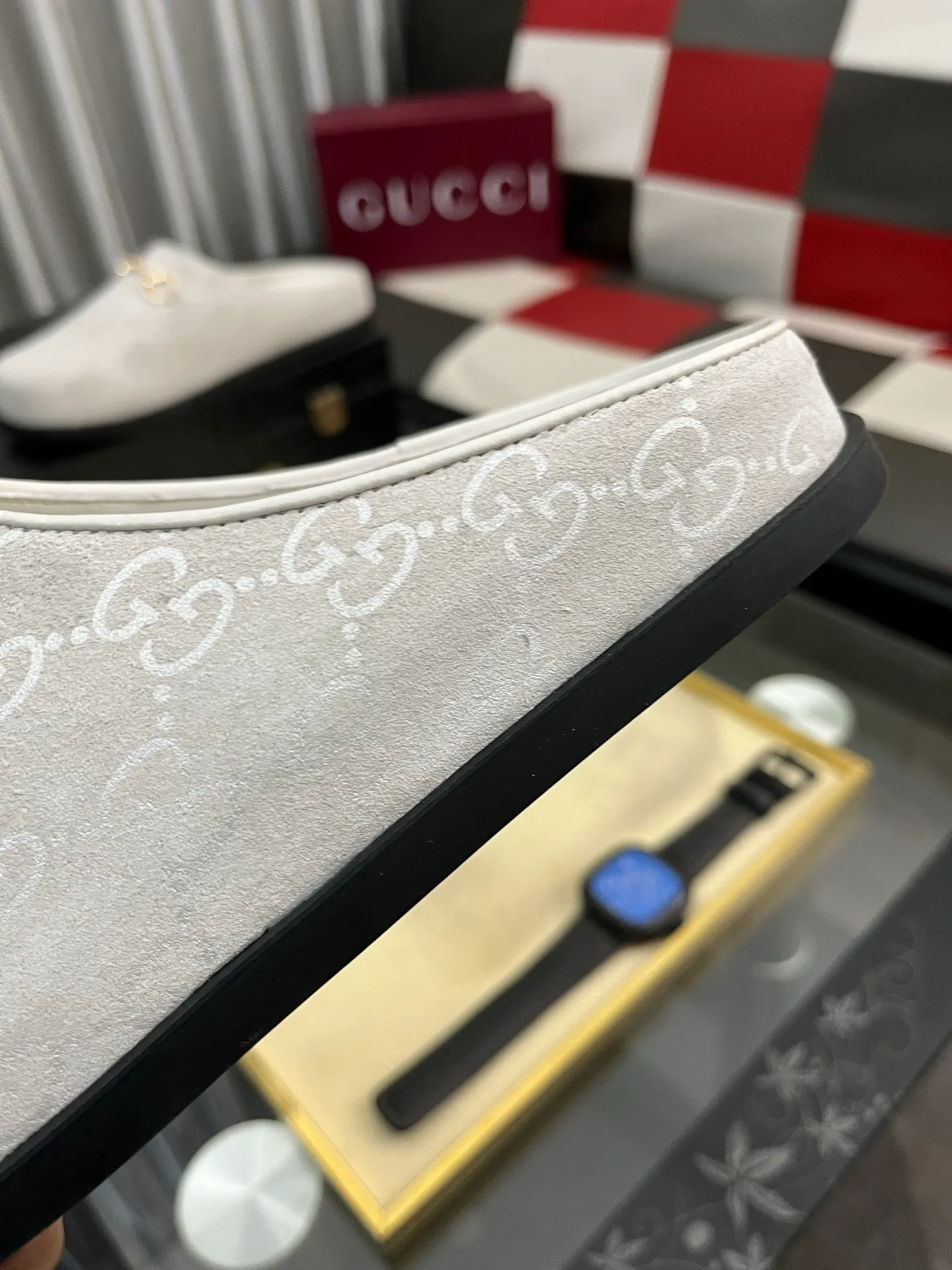 Ex-factory price: 438⌚️⌚️[Gucci] 2025 new season half-slip men's shoes, made of Italian imported first-layer frosted cowhide➕sheepskin lining, original hardware buckle, original combination wear-resistant outsole, real shot 🎬 Very comfortable on the feet, size 38-44